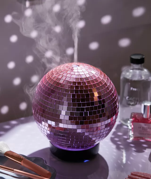 pink disco ball essential oil diffuser